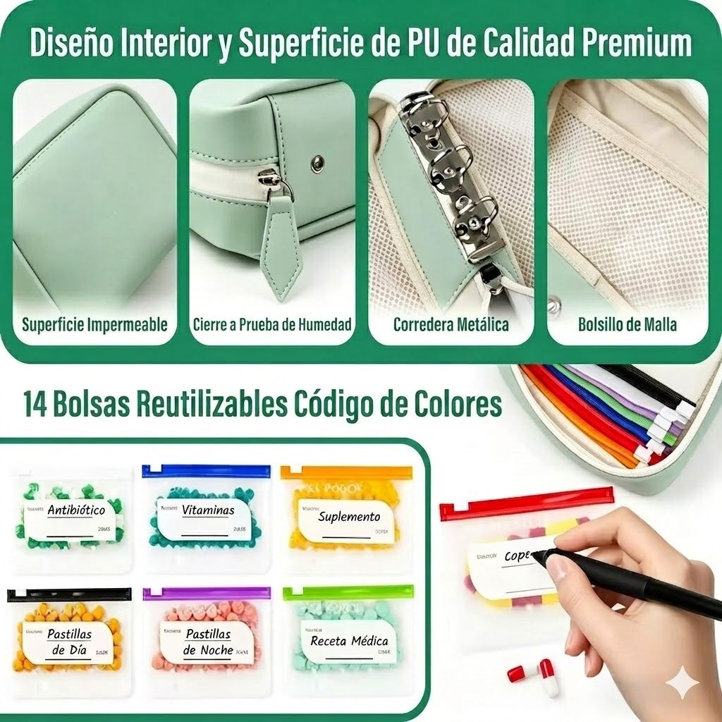 Organizador de Pastillas Con Regalo Gratis